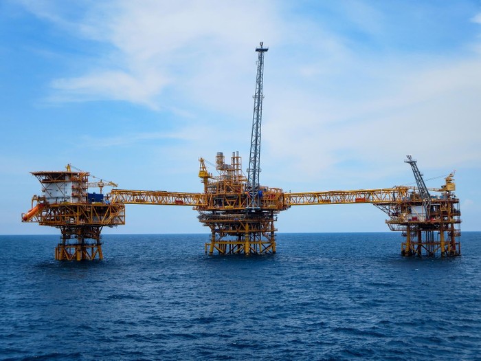 Công trình khai thác dầu khí trên biển. Ảnh: PVN