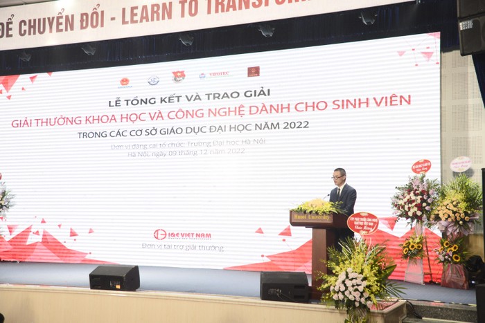 Phó giáo sư - Tiến sĩ Nguyễn Văn Trào, Hiệu trưởng Trường Đại Học Hà Nội. Ảnh: HANU