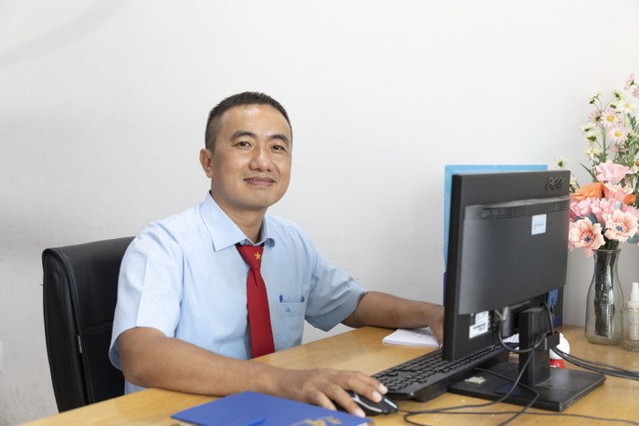 Thầy Phạm Thái Sơn - Giám đốc Trung tâm tuyển sinh Trường Đại học Công nghiệp Thực phẩm thành phố Hồ Chí Minh. Ảnh: NVCC
