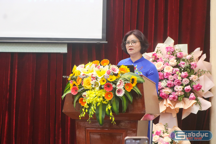 Bà Cù Thị Thủy - Phó Vụ trưởng Vụ Giáo dục mầm non, Bộ Giáo dục và Đào tạo