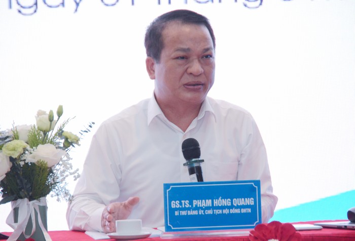 Giáo sư Phạm Hồng Quang - Chủ tịch Hội đồng Đại học Thái Nguyên