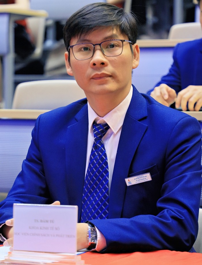 Tiến sĩ Đàm Thanh Tú, Phó Trưởng khoa, phụ trách Khoa Kinh tế số, Học viện Chính sách và Phát triển. Ảnh: website nhà trường
