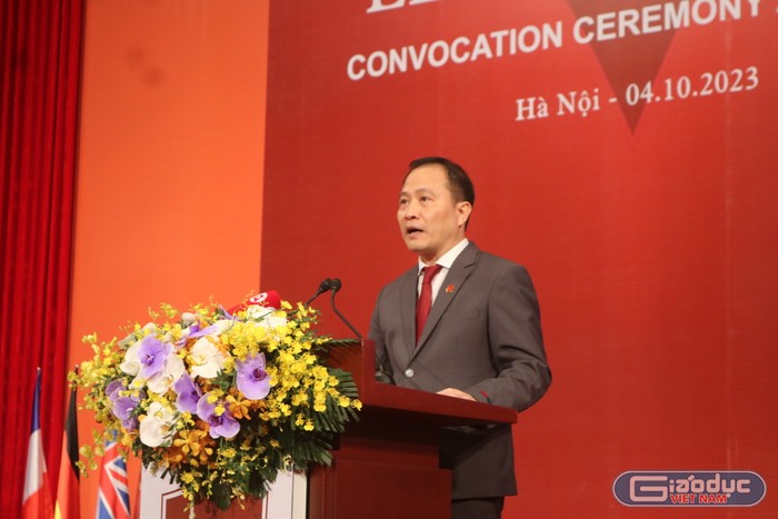 Phó giáo sư Lê Trung Thành - Hiệu trưởng Trường Đại học Kinh tế - Đại học Quốc gia Hà Nội