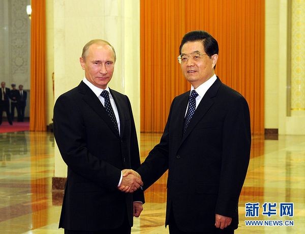 Ông Putin thăm Trung Quốc năm 2011 trong cương vị Thủ tướng Nga