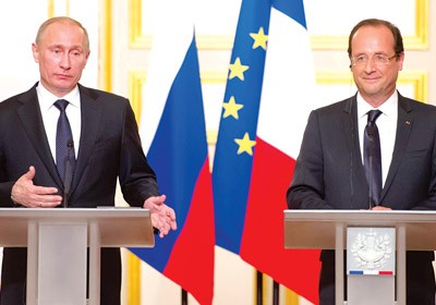 Chuyến công du Paris hôm 2/6 của Tổng thống Putin cho thấy, châu Âu, SNG vẫn là trọng tâm trong chính sách đối ngoại của Kremlin