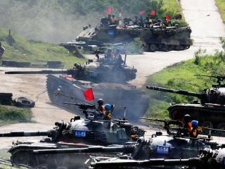 Lực lượng tăng thiết giáp Đài Loan tham gia diễn tập