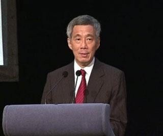 Ông Lý Hiển Long phát biểu trong phiên khai mạc hội nghị ICCA 2012 với trọng tâm xây dựng Singapore thành một trung tâm trọng tài quốc tế