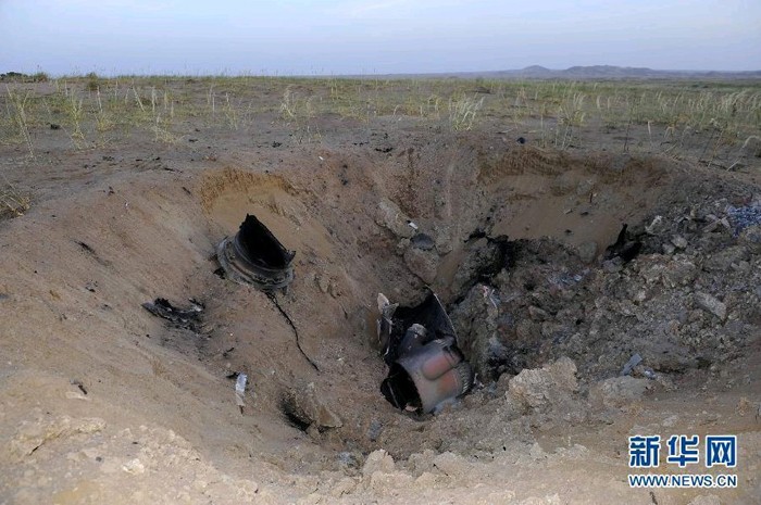 Mảnh vỡ tháp thoát hiểm được tìm thấy tại sa mạc khu tự trị Nội Mông