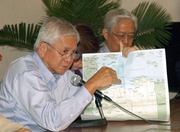 Ngoại trưởng Philippines Albert del Rosario đã nỗ lực rất nhiều trong đấu tranh với Trung Quốc bảo vệ Scarborough