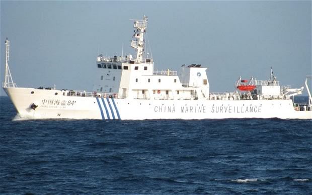 Tàu Hải giám 84 Trung Quốc - một trong những thủ phạm xâm phạm vùng biển chủ quyền Việt Nam và ngang nhiên cắt cáp tàu Bình Minh 2 của tập đoàn Dầu khí quốc gia Việt Nam hồi tháng 5 năm ngoái