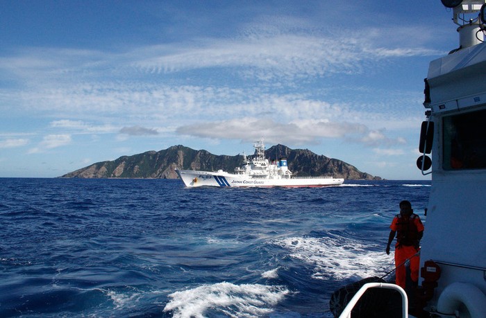 Tàu Đài Loan buộc phải rời vùng biển quanh đảo Senkaku sau một hồi lượn vòng quanh đảo
