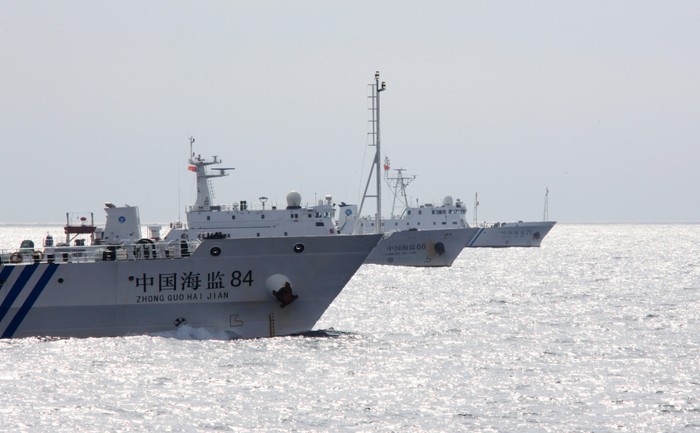 Lực lượng tàu Hải giám vừa triển khai diễn tập trái phép trên biển Đông làm gia tăng thêm căng thẳng