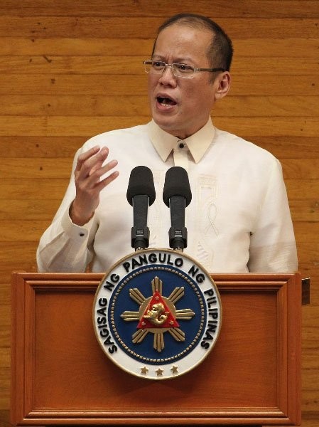 Tổng thống Philippines Aquino trong bài diễn văn phát biểu trước Quốc hội Philippines ngày 23/7