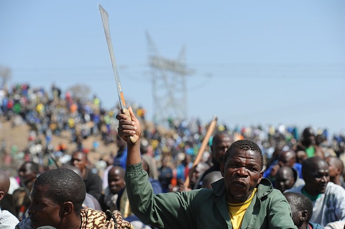 Những người biểu tình Nam Phi