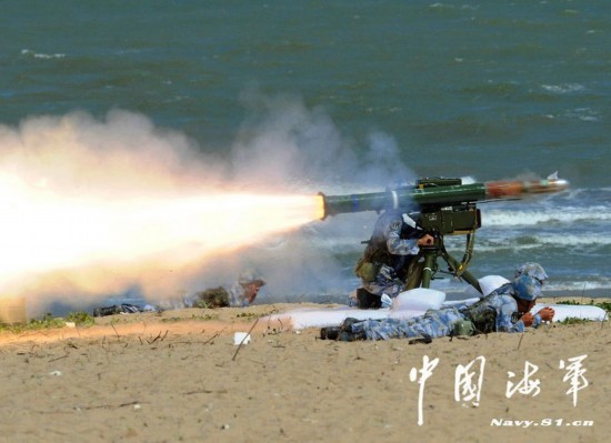 Hỏa tiễn chống tăng được biên chế cho hải quân Trung Quốc