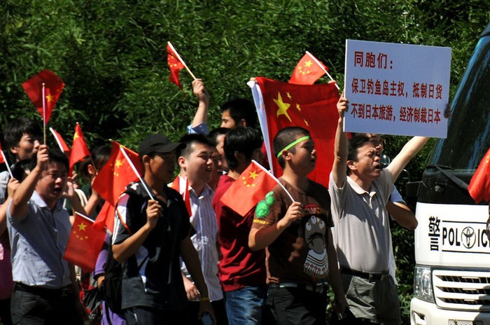 Công dân Nhật Bản được khuyến cáo tránh xa các đoàn biểu tình Trung Quốc