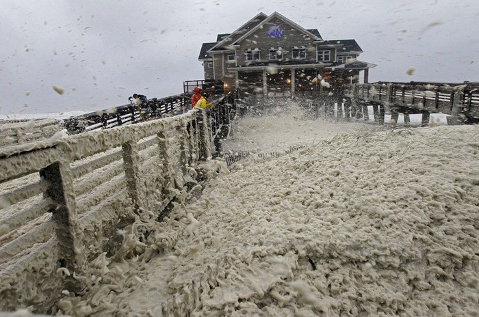 Siêu bão Sandy tạo ra những trận bão tuyết với sức tàn phá ghê gớm
