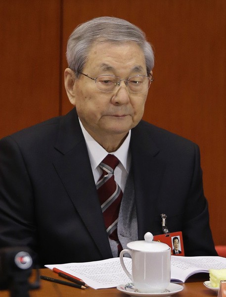 Cựu Thủ tướng Chu Dung Cơ có mặt trong Thường vụ Chủ tịch đoàn điều hành đại hội 18 (theo TTXVN)