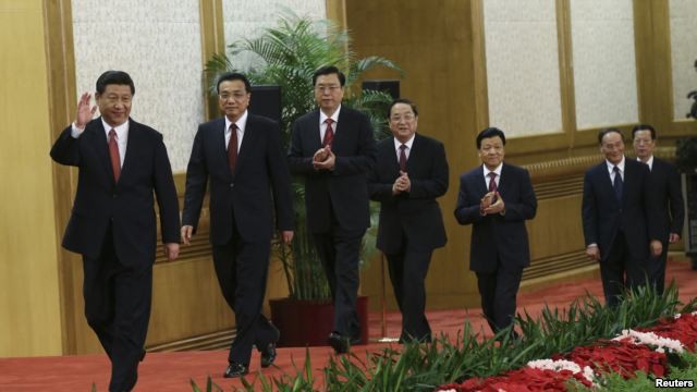 7 Ủy viên Thường vụ Bộ chính trị đảng Cộng sản Trung Quốc ra mắt, Trương Đức Giang xếp thứ 3