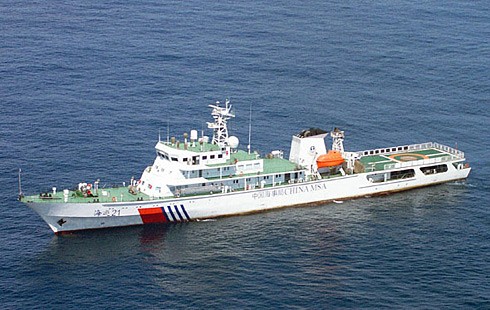 Tàu Hải giám Trung Quốc đang chạy vòng quanh nhóm đảo Senkaku