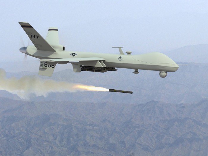 Máy bay không người lái (UAV) của Mỹ (hình minh họa)