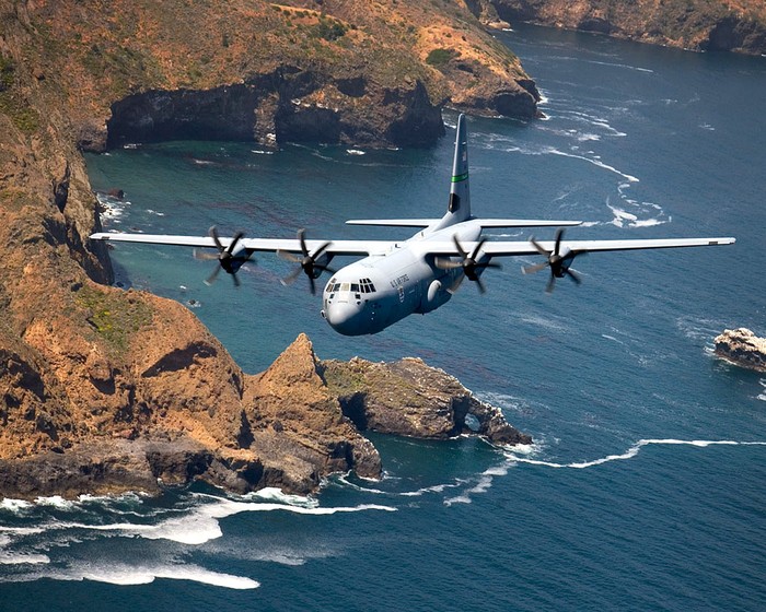 Máy bay quân sự C-130 Mỹ (hình minh họa)