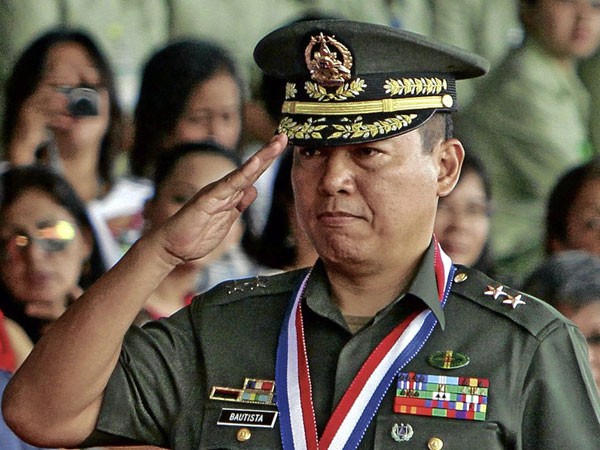 Tân Tổng tham mưu trưởng quân đội Philippines, Trung tướng Bautista