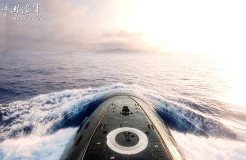 Tàu ngầm hạm đội Nam Hải diễn tập rải ngư lôi phong tỏa hàng hải