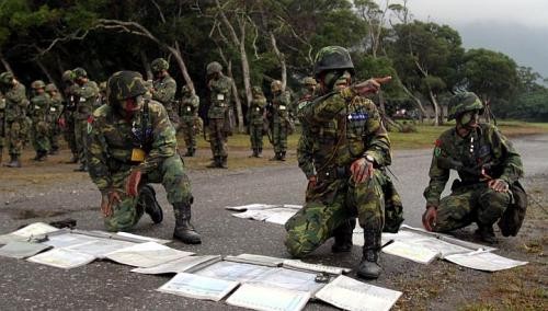 Lính Đài Loan tham gia diễn tập