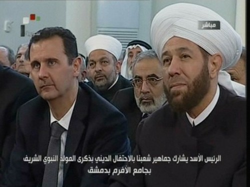 Tổng thống Syria Bashar al-Assad bất ngờ xuất hiện trên TV
