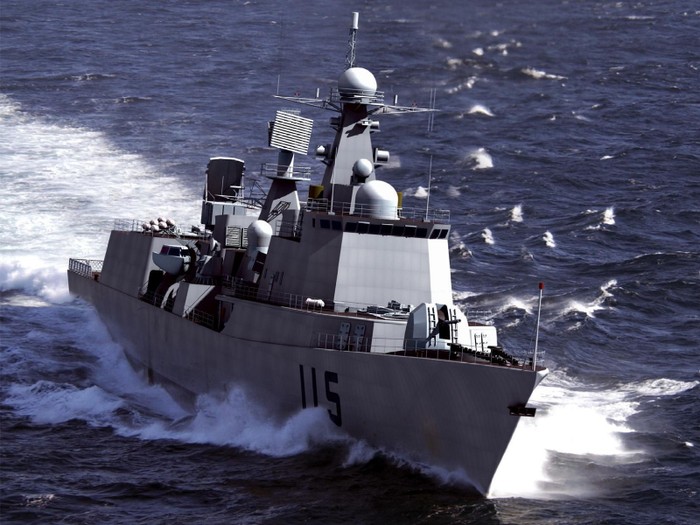 Một chiếc tàu chiến Trung Quốc (hình minh họa)