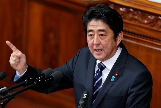 Thủ tướng Nhật Bản Shinzo Abe (ảnh: WSJ)