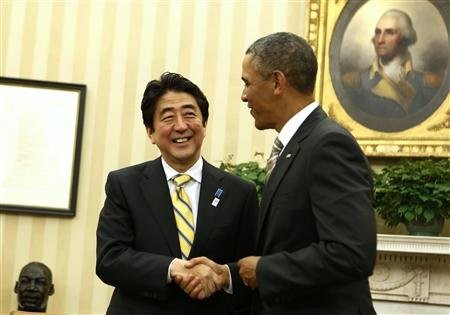 Thủ tướng Nhật Bản Shinzo Abe và Tổng thống Obama tại Nhà Trắng