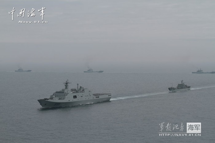 Số lượng tàu đổ bộ, lực lượng, vũ khí trang bị tham gia tập trận không được tiết lộ