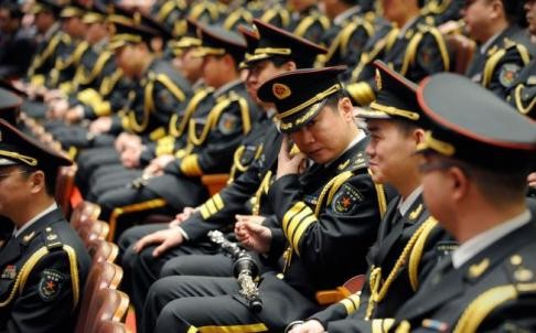 Đoàn đại biểu quân đội Trung Quốc tham dự kỳ họp Quốc hội