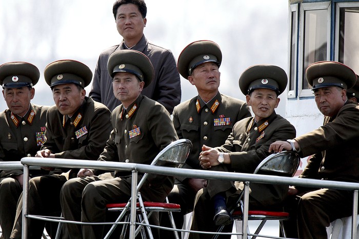 Một nhóm sĩ quan Triều Tiên (hình minh họa)