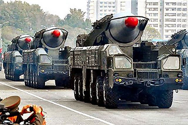 Tên lửa chiến lược Bắc Triều Tiên (hình minh họa)