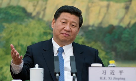 Ông Tập Cận Bình, tân Chủ tịch nước Trung Quốc (ảnh: Guardian)