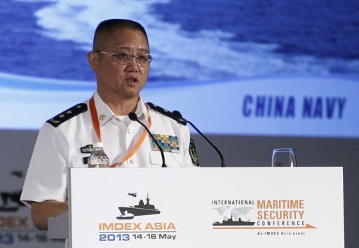 Tưởng Vĩ Liệt, Tư lệnh hạm đội Nam Hải, Trung Quốc tham dự triển lãm vũ khí hải quân tại Singapore