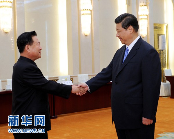 Ông Tập Cận Bình, Chủ tịch nước Trung Quốc tiếp Đặc sứ Bắc Triều Tiên Choe Ryong-hae