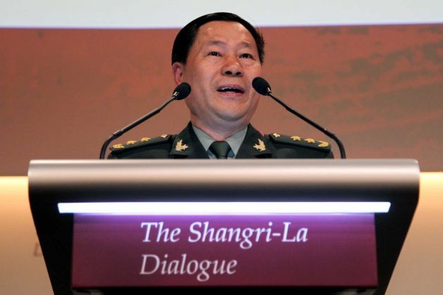 Thích Kiến Quốc - Phó tổng tham mưu trưởng Trung Quốc phát biểu tại Shangri-la lần thứ 12