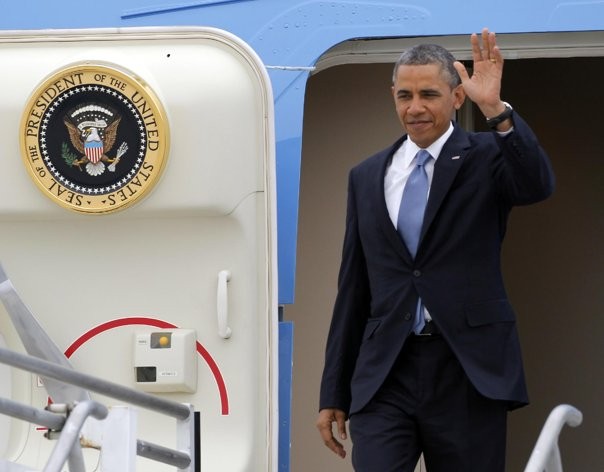 Tổng thống Obama thay đổi phương tiện ra sân bay tới địa điểm tiếp Chủ tịch nước Trung Quốc Tập Cận Bình