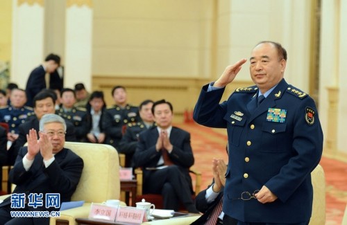Ông Hứa Kỳ Lượng tham dự một cuộc hội thảo của quân đội Trung Quốc