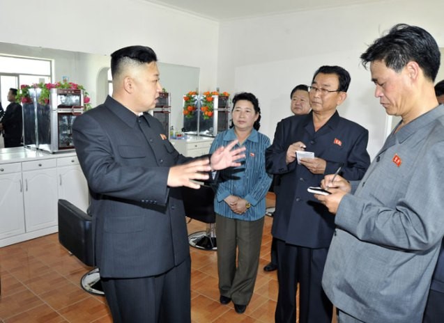 Nhà lãnh đạo Kim Jong-un thị sát cơ sở (hình minh họa)