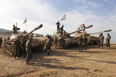 Khu tự trị người Kurd Iraq có lực lượng vũ trang và cờ riêng.