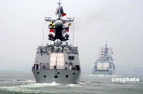 Tàu chiến Trung Quốc mở tuyến hộ tống hàng hải ra Ấn Độ Dương.