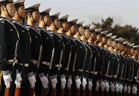 Lính hải quân Trung Quốc.