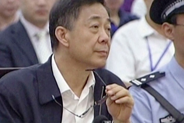 Bạc Hy Lai trong phiên tòa xét xử tại Tế Nam cuối tháng 8.