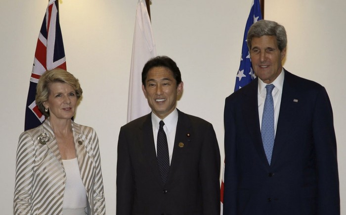 Ngoại trưởng Úc - Nhật Bản - Mỹ.