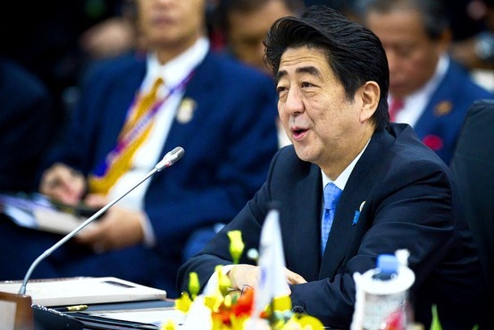 Thủ tướng Nhật Bản Shizo Abe tại hội nghị thượng đỉnh Đông Á.